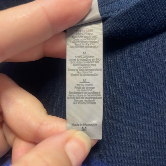 EUC Next Level Apparel Sonic the Hedgehog Navy Shirt Size Medium - Picture 4 of 4